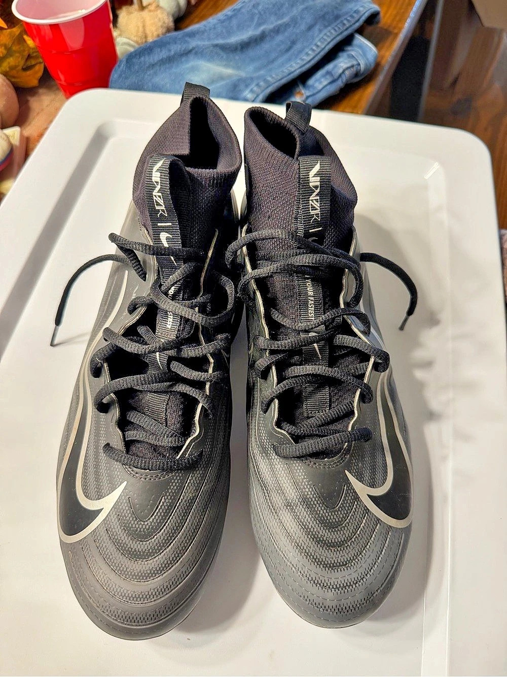 Nike Zoom Vapor Air Black & Gray Athletic Shoes